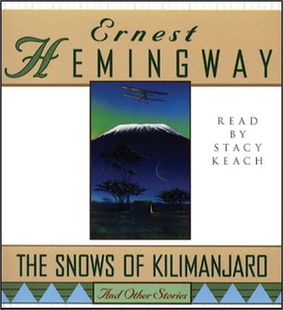 The Snows of Kilimanjaro and Other Stories – omslag til lydbogen af Ernest Hemingway