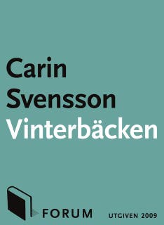 Vinterbäcken – omslag till ljudboken av Carin Svensson