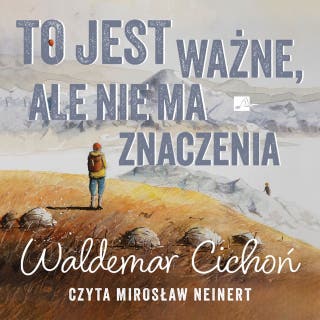 To jest ważne, ale nie ma znaczenia – okładka audiobooka, autor Waldemar Cichoń