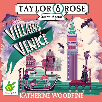 Villains in Venice – omslag til lydbogen af Katherine Woodfine