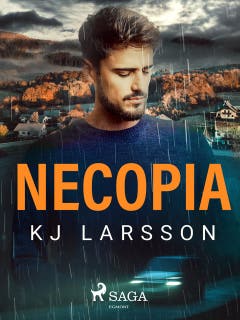 Necopia – omslag till ljudboken av Karl-Johan Larsson