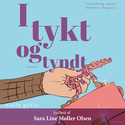 I tykt og tyndt – omslag til lydbogen af Emily Giffin