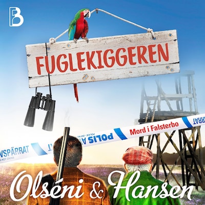 Fuglekiggeren – omslag til lydbogen af Micke Hansen, Christina Olséni