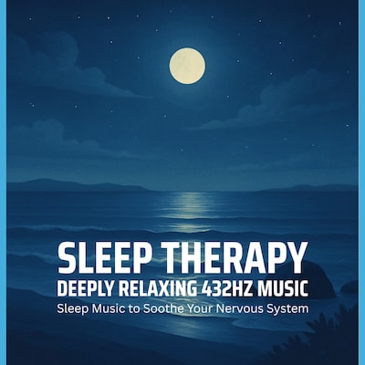 SLEEP THERAPY - Deeply Relaxing 432HZ Music – omslag til lydbogen af Institute for Sleep Therapy