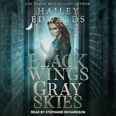 Black Wings, Gray Skies – omslag til lydbogen af Hailey Edwards