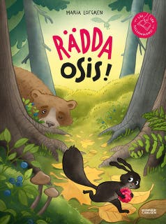 Rädda Osis – omslag till ljudboken av Maria Löfgren