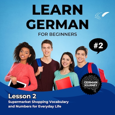 Learn German for Beginners - Lesson 2 – omslag til lydbogen af Jasmin Voges