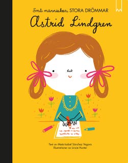 Små människor, stora drömmar: Astrid Lindgren – omslag till ljudboken av Maria Isabel Sánches Vegara