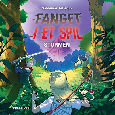 Fanget i et spil #6: Stormen – omslag til lydbogen af Valdemar Tellerup