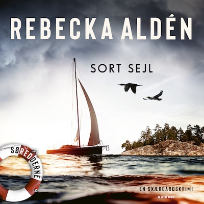 Sort sejl – omslag til lydbogen af Rebecka Aldén
