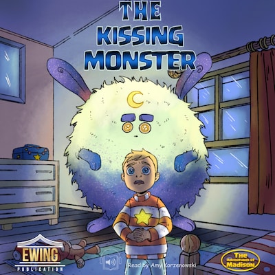 The Kissing Monster – okładka audiobooka, autor Mason Ewing, Zacharie Malek