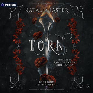 Torn: Dark Gods: Selfish Myths, Book 2 – omslag till ljudboken av Natalia Jaster