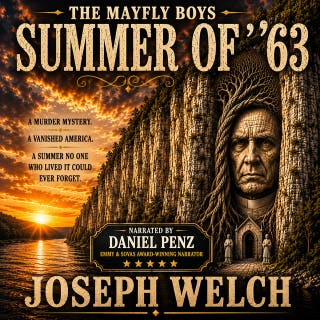 The Mayfly Boys: Summer of '63 – omslag till ljudboken av Joseph Welch
