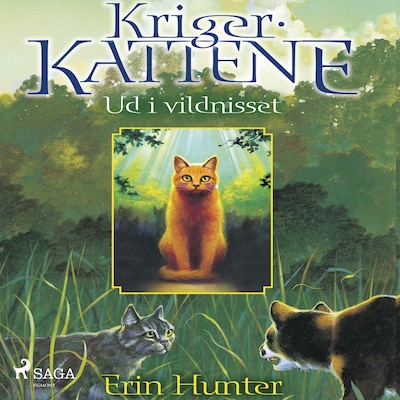 Krigerkattene 1: Ud i vildnisset – omslag til lydbogen af Erin Hunter