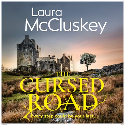 The Cursed Road – omslag til lydbogen af Laura McCluskey