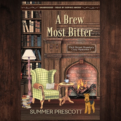 A Brew Most Bitter – omslag til lydbogen af Summer Prescott