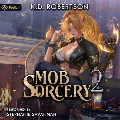 Mob Sorcery 2 – omslag til lydbogen af K.D. Robertson