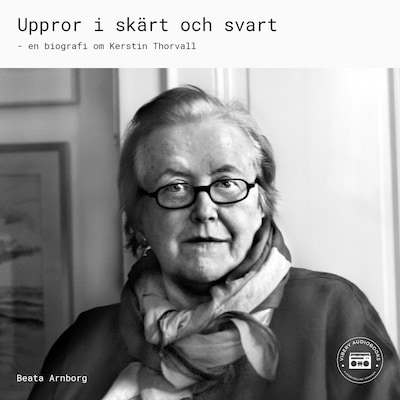 Uppror i skärt och svart – omslag till ljudboken av Beata Arnborg