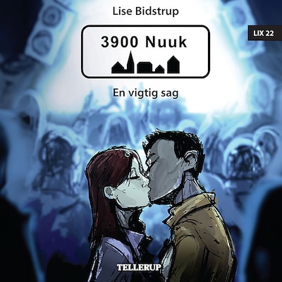 3900 Nuuk #3: En vigtig sag – omslag til lydbogen af Lise Bidstrup