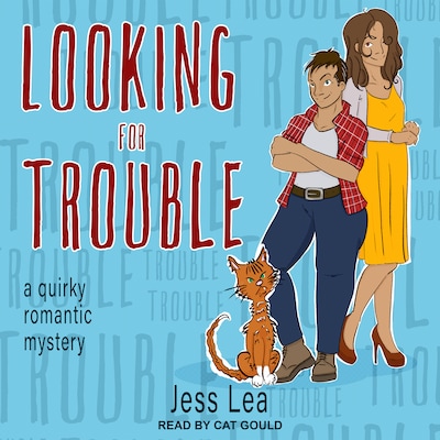 Looking For Trouble – omslag til lydbogen af Jess Lea