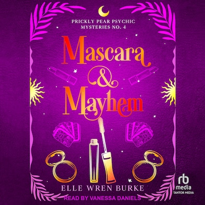 Mascara & Mayhem – omslag til lydbogen af Elle Wren Burke