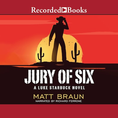 Jury of Six – omslag til lydbogen af Matt Braun