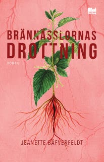 Brännässlornas drottning – omslag till ljudboken av Jeanette Bäfverfeldt