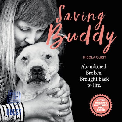 Saving Buddy – omslag til lydbogen af Nicola Owst