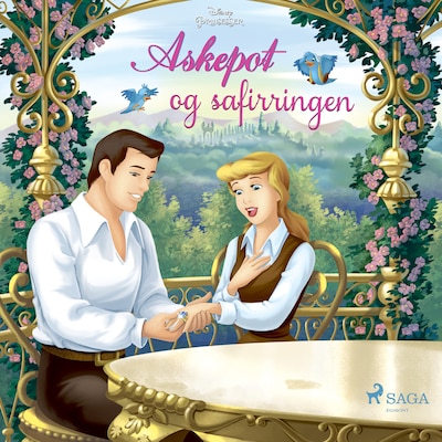 Askepot og safirringen – omslag til lydbogen af Disney