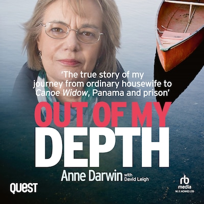 Out of My Depth – omslag til lydbogen af David Leigh, Anne Darwin