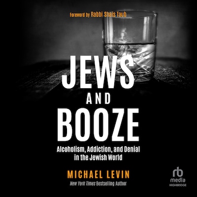 Jews and Booze – omslag til lydbogen af Michael Levin