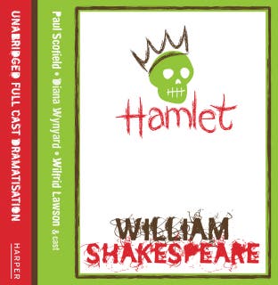Hamlet – omslag van het luisterboek van William Shakespeare