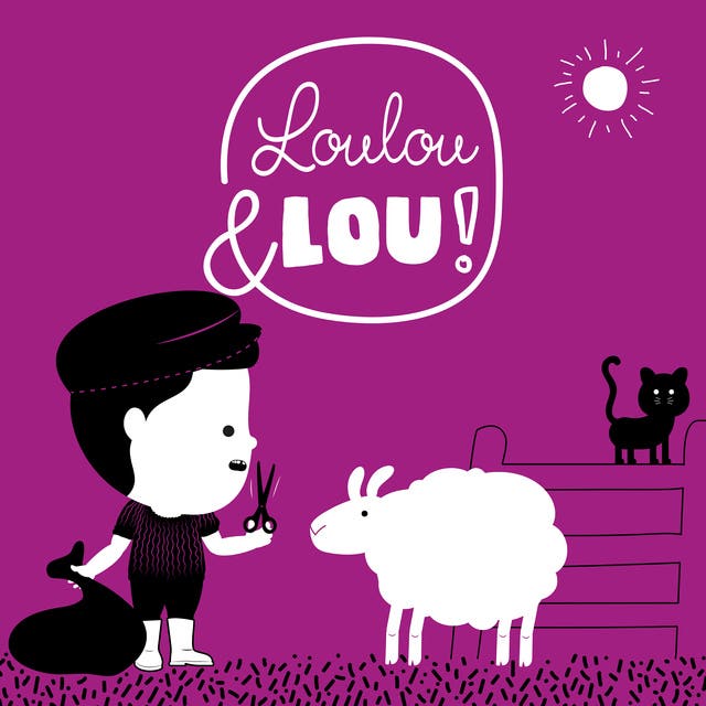 De Schapenwei – omslag van het luisterboek van Luisterverhalen Loulou en Lou