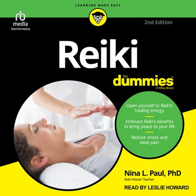 Reiki For Dummies, 2nd Edition – omslag til lydbogen af Nina L. Paul, PhD