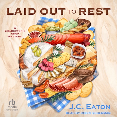 Laid Out to Rest – omslag til lydbogen af J.C. Eaton