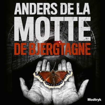 De bjergtagne – omslag til lydbogen af Anders de la Motte