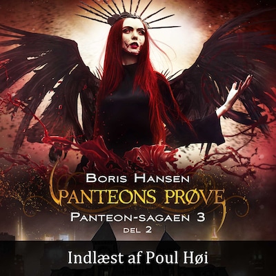 Panteon-sagaen #3: Panteons Prøve - del 2 – omslag til lydbogen af Boris Hansen