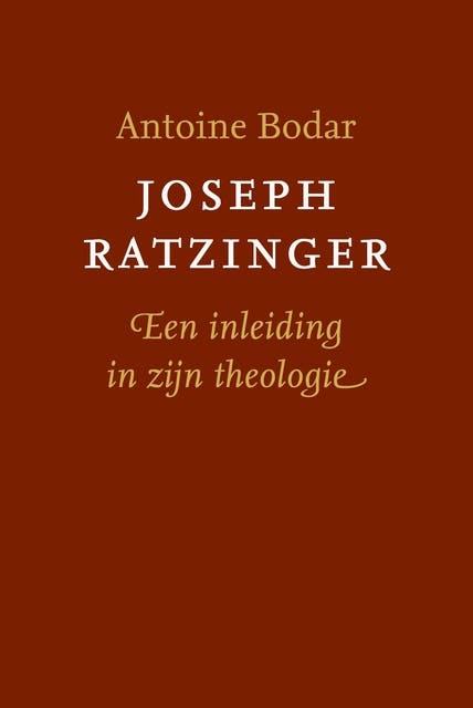 Joseph Ratzinger: Een inleiding in zijn theologie – omslag van het luisterboek van Antoine Bodar