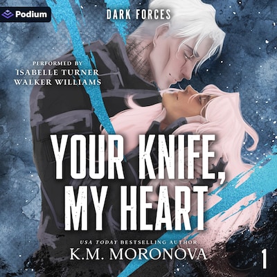 Your Knife, My Heart – omslag til lydbogen af K. M. Moronova