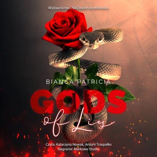 Gods of Lies – okładka audiobooka, autor Bianca Patricia