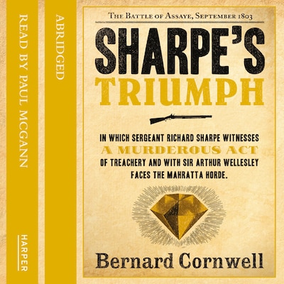 Sharpe’s Triumph – omslag til lydbogen af Bernard Cornwell