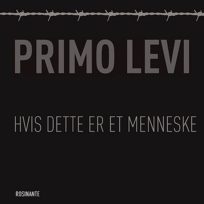 Hvis dette er et menneske – omslag til lydbogen af Primo Levi