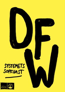Systemets sopkvast – omslag till ljudboken av David Foster Wallace