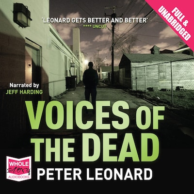 Voices of the Dead – omslag til lydbogen af Peter Leonard