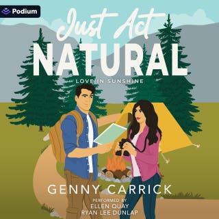 Just Act Natural: A Love in Sunshine Standalone – omslag till ljudboken av Genny Carrick