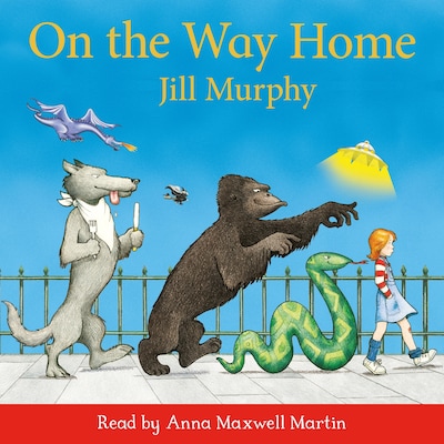 On the Way Home – omslag til lydbogen af Jill Murphy
