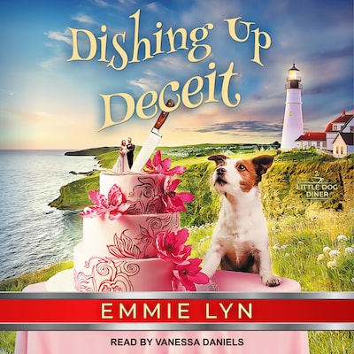 Dishing Up Deceit – omslag til lydbogen af Emmie Lyn