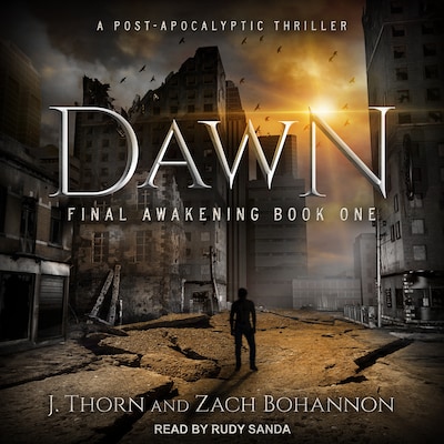 Dawn – omslag til lydbogen af J. Thorn, Zach Bohannon