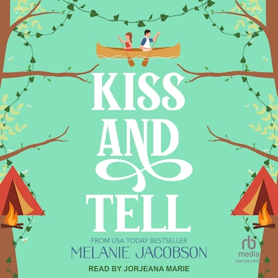 Kiss and Tell – omslag til lydbogen af Melanie Jacobson