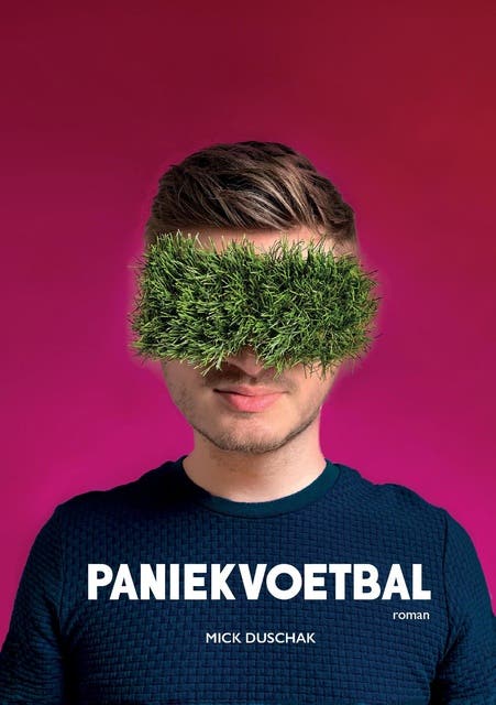 Paniekvoetbal – omslag van het luisterboek van Mick Duschak